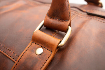 duffel bag travel case leather holdall valise fashion modern