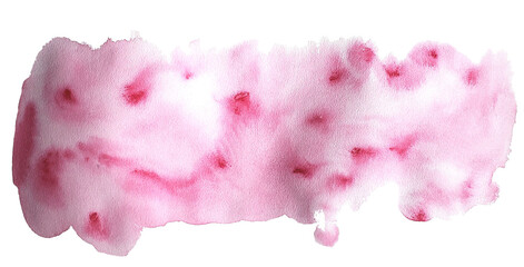 beautiful Pink print watercolor abstract background Hand drawn frame
