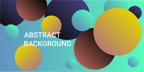 Trendy gradients of balls shapes.