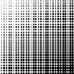 Vertical gradient of black and white dots. Halftone texture. Vector illustration. Monochrome dots background.