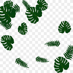 Naklejka premium Tropical pattern.