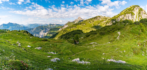 Fantastic hike in the Lechquellen Mountains in Vorarlberg Austria