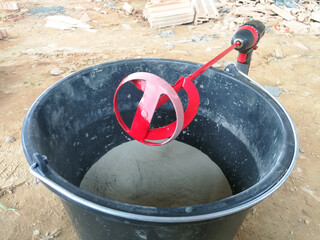 Manual mixer tool for glue mixing