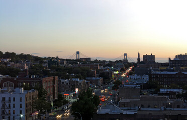 Brooklyn view at sunset.