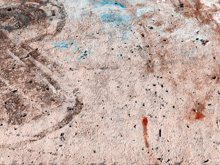 Abstract concrete, weathered with cracks and scratches. Landscape style. Grungy Concrete Surface. Great background or texture.