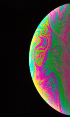 Abstract bright colorful circle background.