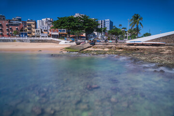 Salvador, Bahia, Brazil, July 21, 2020 - Porto da Barra Beach