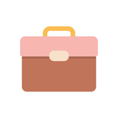 business portfolio icon, flat style