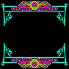 Neon border