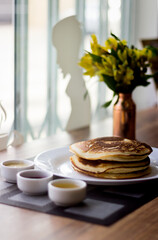 breakfast on the table