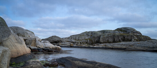 Verdens Ende w Parku Narodowym Færder w Norwegii
