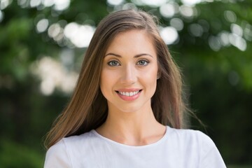Fototapeta premium Portrait of a Beautiful Woman