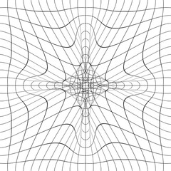 White background with black lines that make up the grid. Vector illustration.