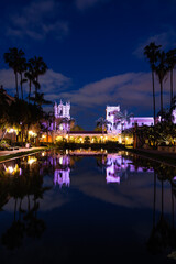 balboa park at night
