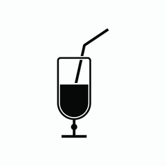 cocktail icon vector sign