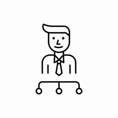 Outline organization icon.Organization vector illustration. Symbol for web and mobile