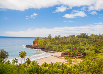 botanical gardens near Poipu, Kauai, Hawaii