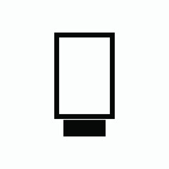 billboard icon vector