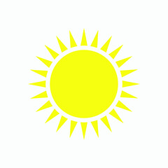 sun icon vector