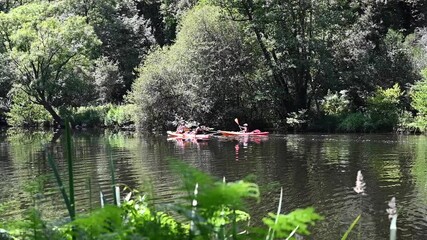 Canoë kayak sur la rivière du Blavet