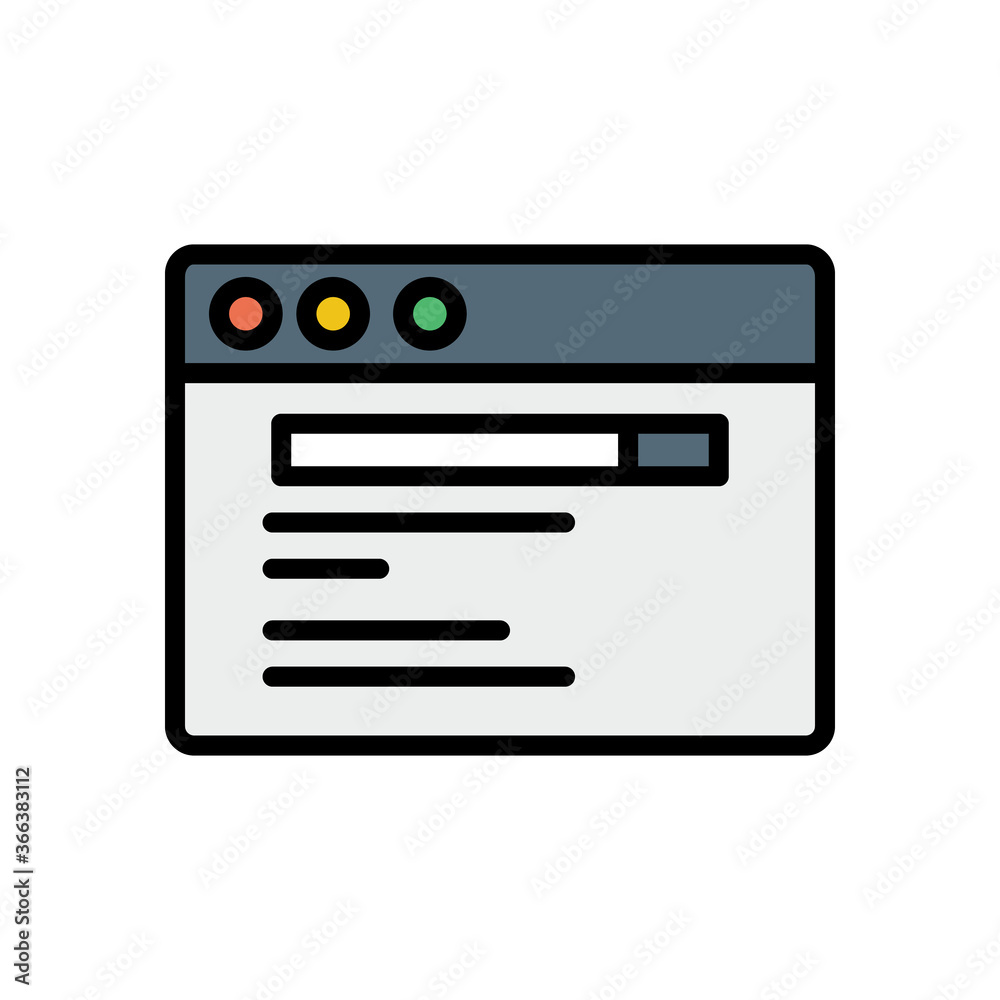 Aufkleber browser, web site, search icon. simple color with outline vector elements of internet explorer icons