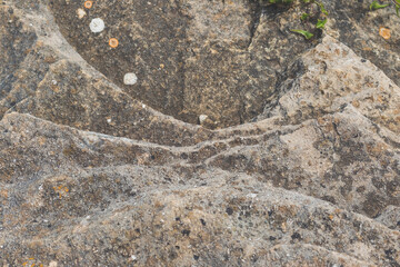Extreme macro close up of surface Rock pattern. Stone texture and background. Rock Abstract Background