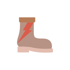 Shoe, boots icon. Simple color vector elements of rock n roll icons for ui and ux, website or mobile application