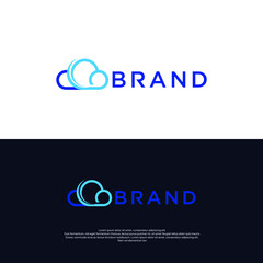 Cloud Tech Logo Design Template