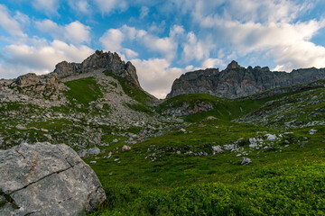 Fantastic hike in the Lechquellen Mountains in Vorarlberg Austria