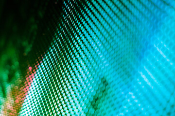 CloseUp LED blurred screen. LED soft focus background. abstract background ideal for design.