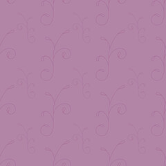 Sseamless pattern with ornaments in pink for fabric, paper, scrapbooking, wrapping
