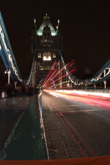 Fototapeta na wymiar London Bridge night lights