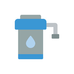 Filter, water icon. Simple color vector elements of aqua icons for ui and ux, website or mobile application