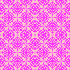 Circle geometric seamless repeat pattern background
