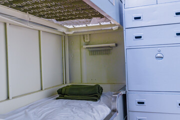 Bunk beds in sailor's cabin © aminkorea