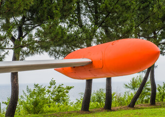 Wingtip fuel tank on jet aircraft