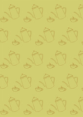 Sweets pattern background