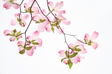 Obraz na płótnie Canvas Pink dog wood flowers