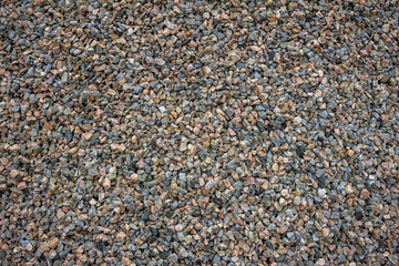 Small broken stones used for construction. Natural material for columns and bases of buildings.