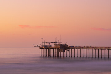 pier at sunset