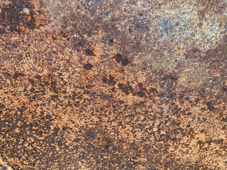 rusted steel texture as abstract background