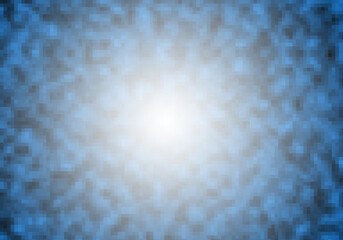 abstract bright white light on blue background