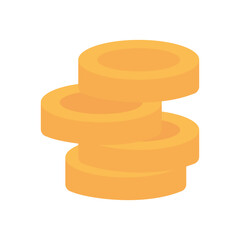 money coins icon, flat style