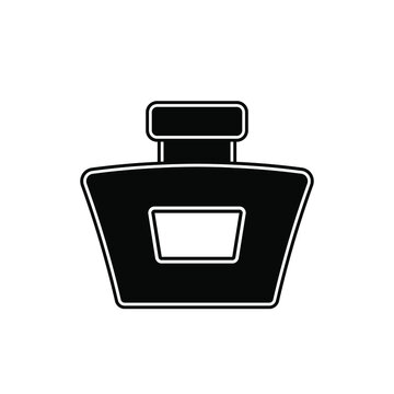 recommend clip art: Ink Bottle icon vector simple design