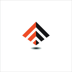 Awesome abstract logo of a triangle or letter A logo, this logo is great for various purposes.