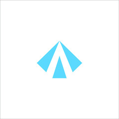 Awesome abstract logo of a triangle or letter A logo, this logo is great for various purposes.