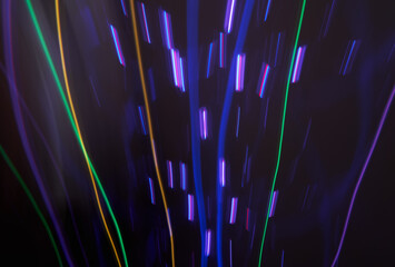Abstract glowing light