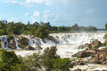 Khon Pha Peng waterfalls the 