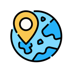 Location  world  pin  destination  gps icon