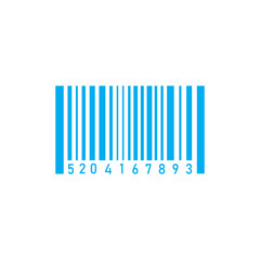 Barcode icon vector